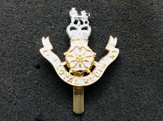 Anodised The Loyal Regiment Cap Badge 1953-58