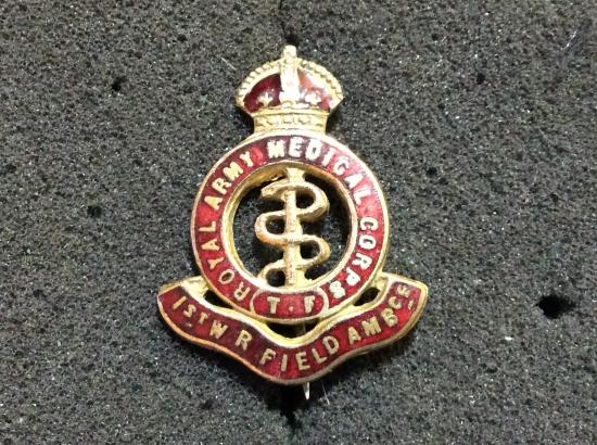1st West Riding Field Ambulance, R.A.M.C Lapel badge