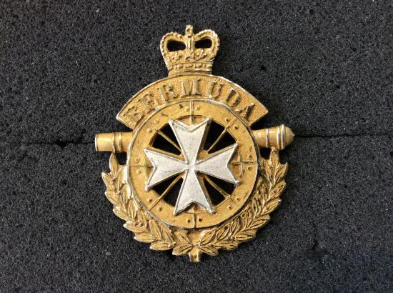Bermuda Artillery Officers Cap Badge