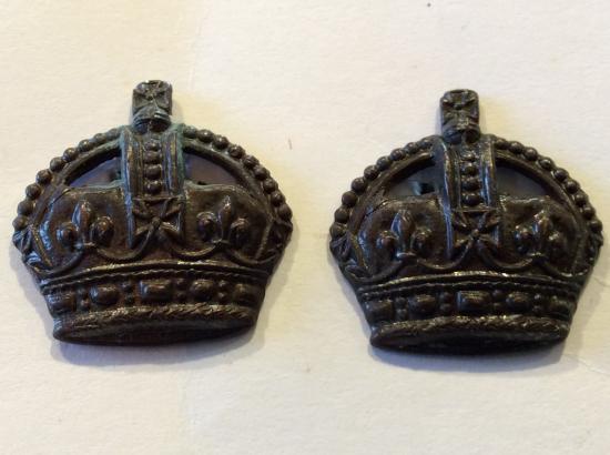 WW1/2 Majors Crowns, Matching Bronze medium size