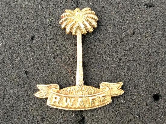WW2 R.W.A.F.F Officers side Cap or Sweetheart badge