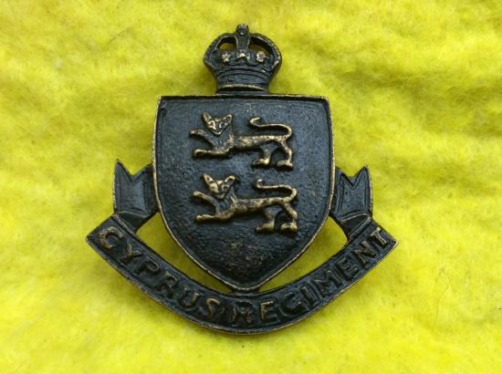 WW2 The Cyprus Regiment O.S.D Collar Badge