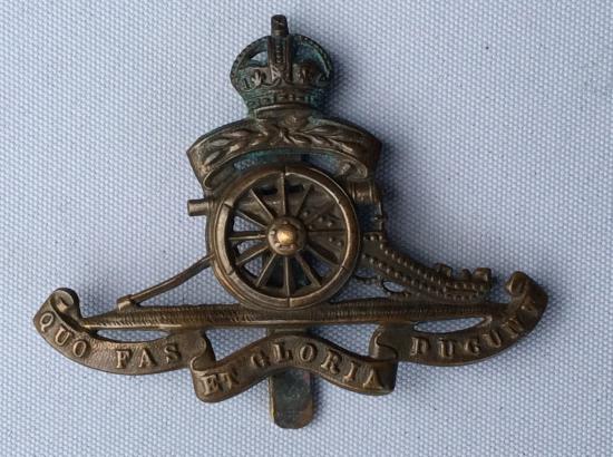 Post 1902 Royal Artillery Territorials O.Rs Cap badge
