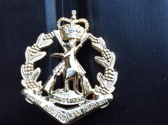 Royal Australian Regiment Anodised Cap badge