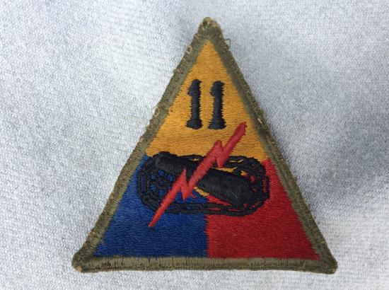 WW2 U.S Army 11th Armoured Division Patch