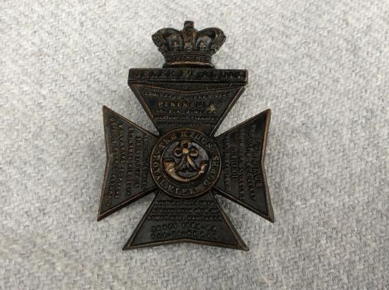 Q.V.C The Kings Royal Rifle Corps ( K.R.R.C) Cap badge