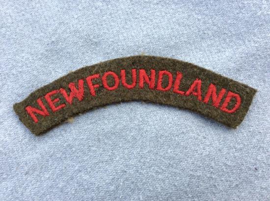 WW2 166th ( Newfoundland) Field Regiment R.A shoulder title