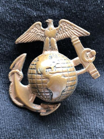 WW1 U.S.M.C ( United States Marine Corps) cap badge
