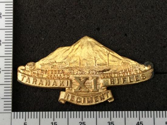 WW1 New Zealand 11th (Taranaki Rifles) Regiment Cap badge