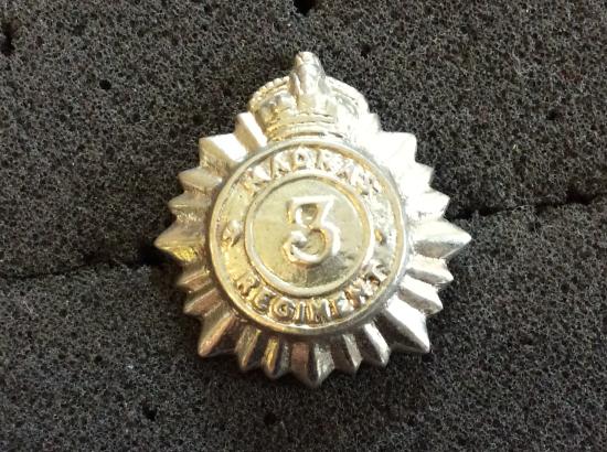 K/C 3rd Madras Regiment Cap badge