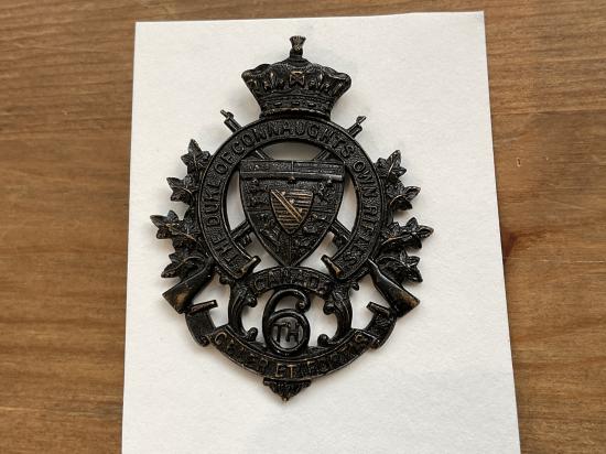 Pre WW1 Canadian , The Duke of Connaughts Own Rifles cap badge