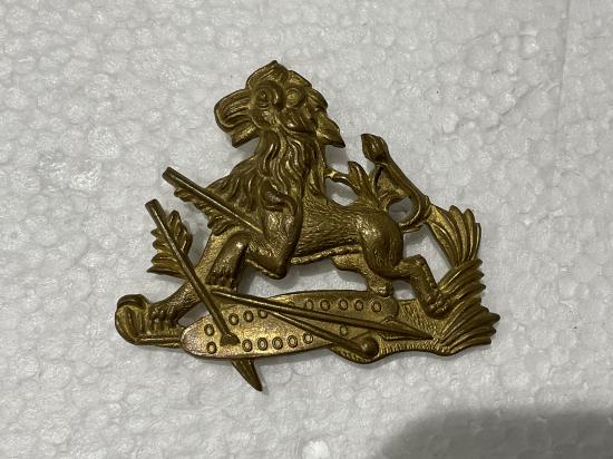 British South Africa Police (B.S.A.P) officers cap/helmet badge