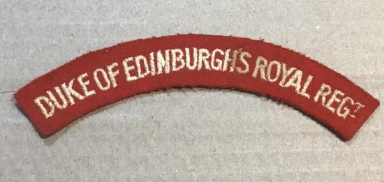 Duke of Edinburghs royal reg cloth badge