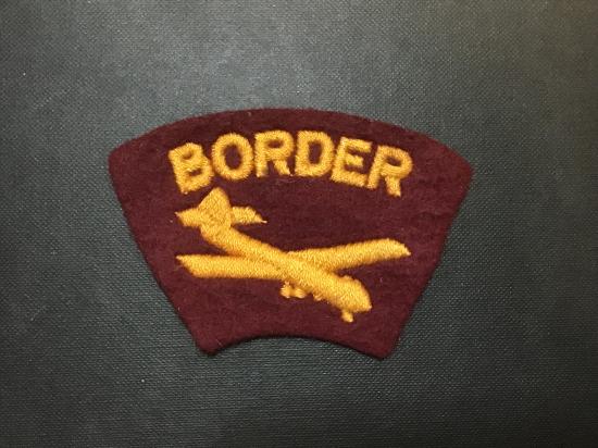 The Border Regiment cloth shoulder title