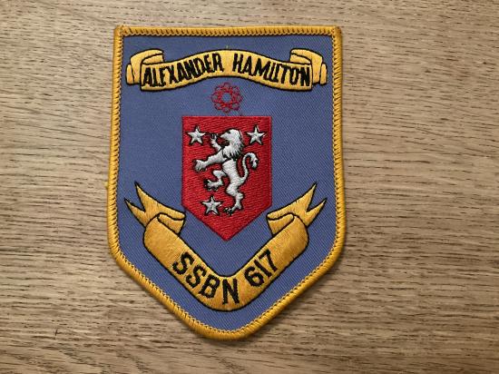 U.S.S Alexander Hamilton SSBN 617 patch