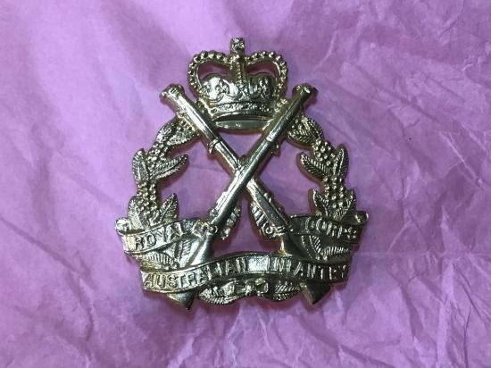 Royal Australian Infantry Corps anodised cap badge