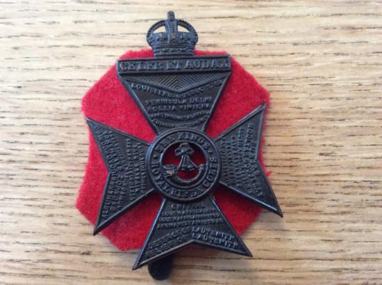 WW2 K.R.R.C (Kings Royal Rifle Corps) cap badge