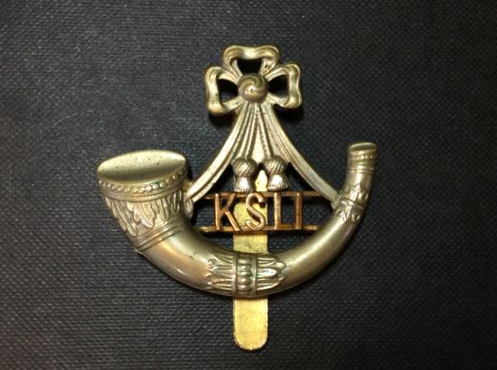 WW1/2 The Kings Shropshire Light Infantry (K.S.L.I) cap badge