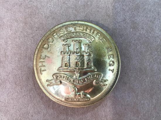 The Dorsetshire Regiment officers gilt button