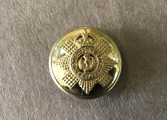 Post 1902 Scots Guards officers 2 part button