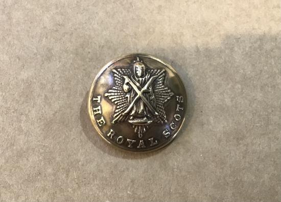 The Royal Scots officers button