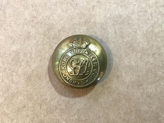 Hong Kong volunteer corps button