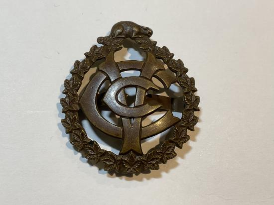 WW1 Canadian Army Veterinary Corps O.S.D cap badge