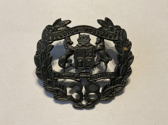 Australian 38TH Battalion, The Bendigo Regt cap badge