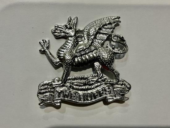 The Buffs (Royal West Kents) chromed cap badge