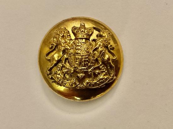 Q.V.C 2 part officers gilt General Service button by Jennens