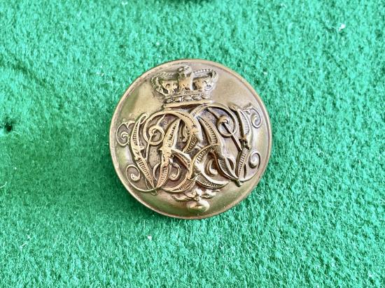 Victorian Grenadier Guards brass button