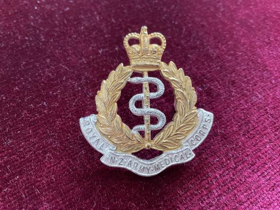 Post 1952 Royal New Zealand Army Medical Corps officers cap badge