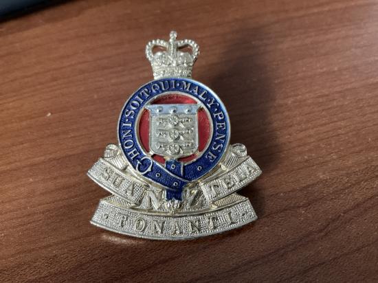 Anodised R.N.Z.A.O.C Cap badge