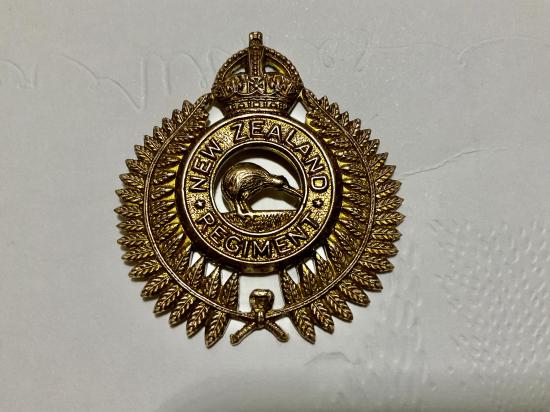 KJ/C New Zealand Regiment cap badge, by N.Z maker