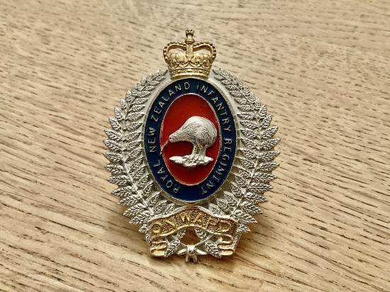 Royal New Zealand Infantry Regiment anodised cap badge