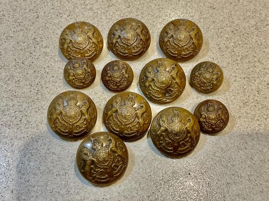 WW1 Other Ranks Tunic buttons by unusual maker