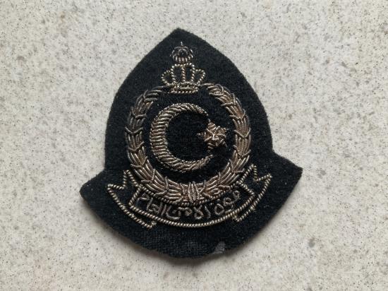 Libya Cyrenacan Defence Force officers bullion cap badge