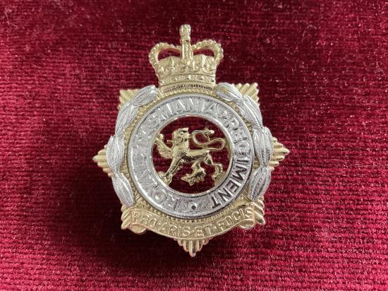 Royal Tasmania Regiment anodised hat badge