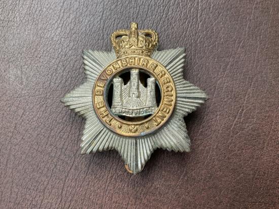 Post 1952 Q/C The Devonshire Regiment cap badge