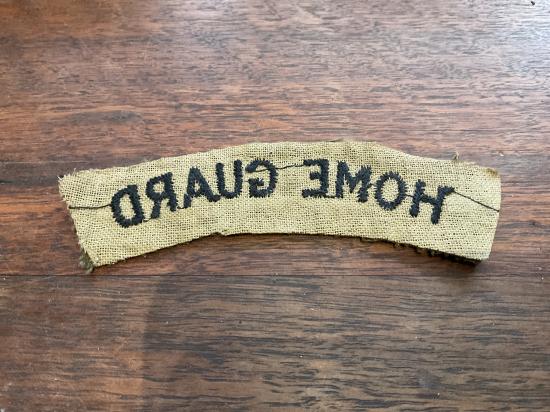 WW2 Home Guard cloth shoulder title