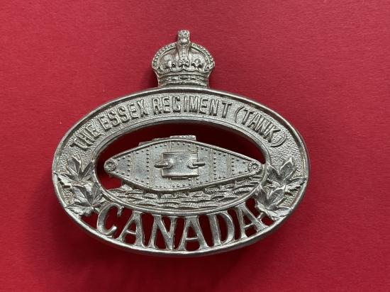 WW2 Canadian, The Essex Regiment (Tank cap badge)