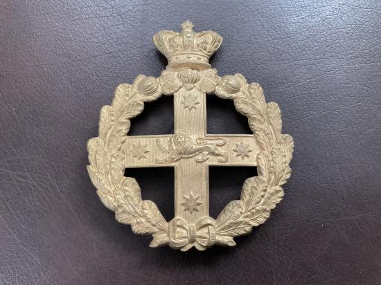 Q.V.C New South Wales Military Forces Helmet plate