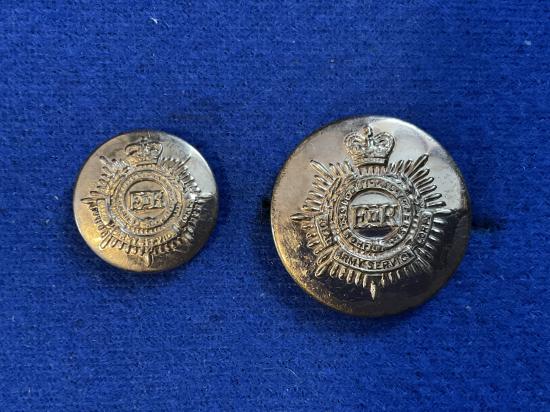 Post 1952 R.A.S.C officers mess dress or blazer buttons