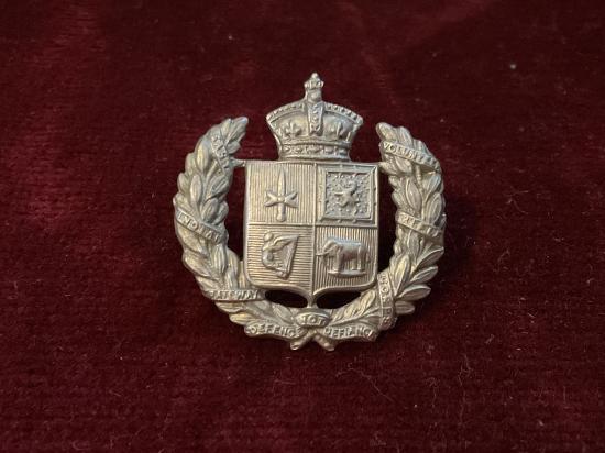 East India Railway Vols Rifle Corps collar badge