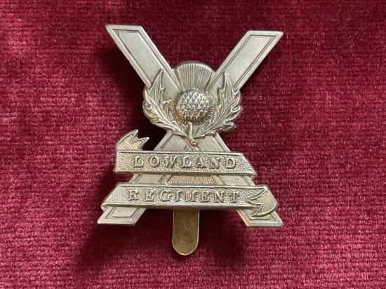 WW2 Lowland Regiment cap badge