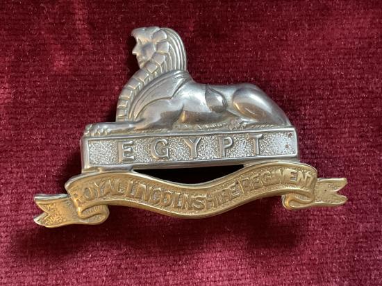 Royal Lincolnshire regiment 1946-1960 version cap badge