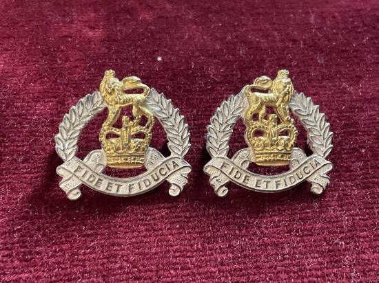 Rhodesian army pay corps officers collar badge