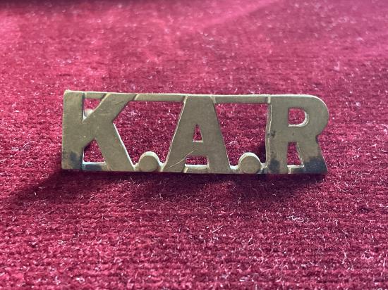 K.A.R (Kings African Rifles) title