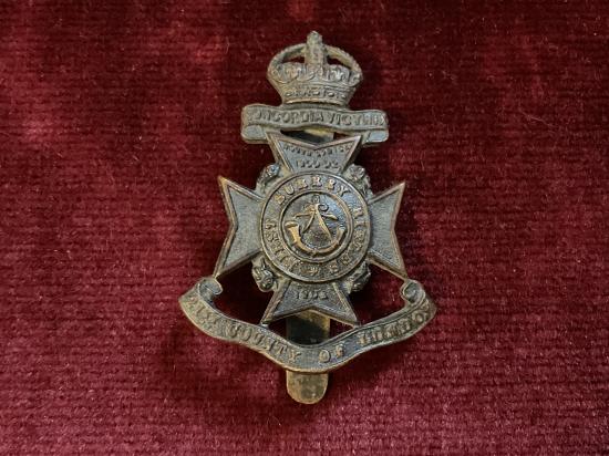 21st County of London Battalion (First Surrey Rifles) cap badge