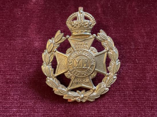 The 19th County of London Bn cap badge